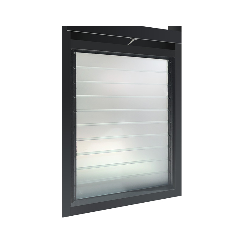 AMJ Custom Manufacturer Louvered Windows Aluminum Frame Adjustable Glass Louver Windows Aluminium Louvre Shutter Window