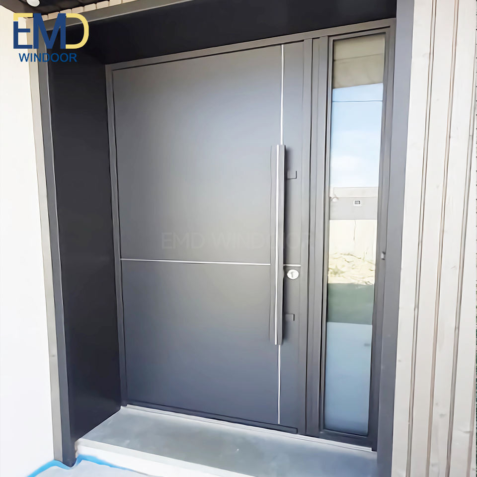 Aluminum Sliding Front Door with Mosquito Net Frame