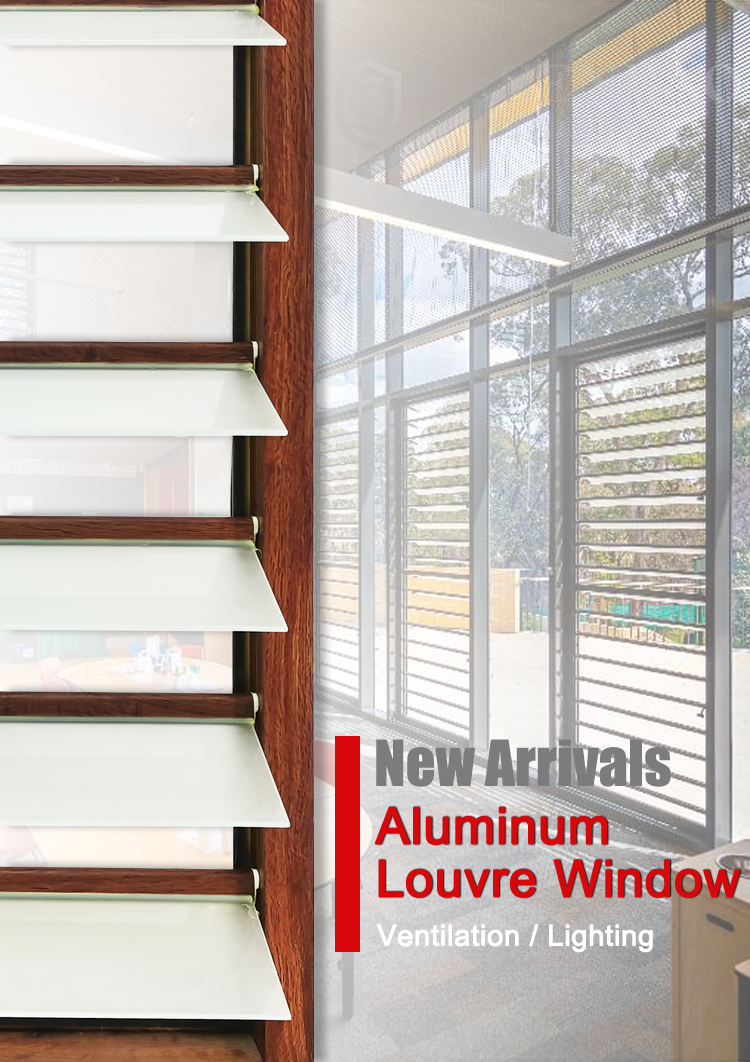 Aluminum Glass Louvre Features