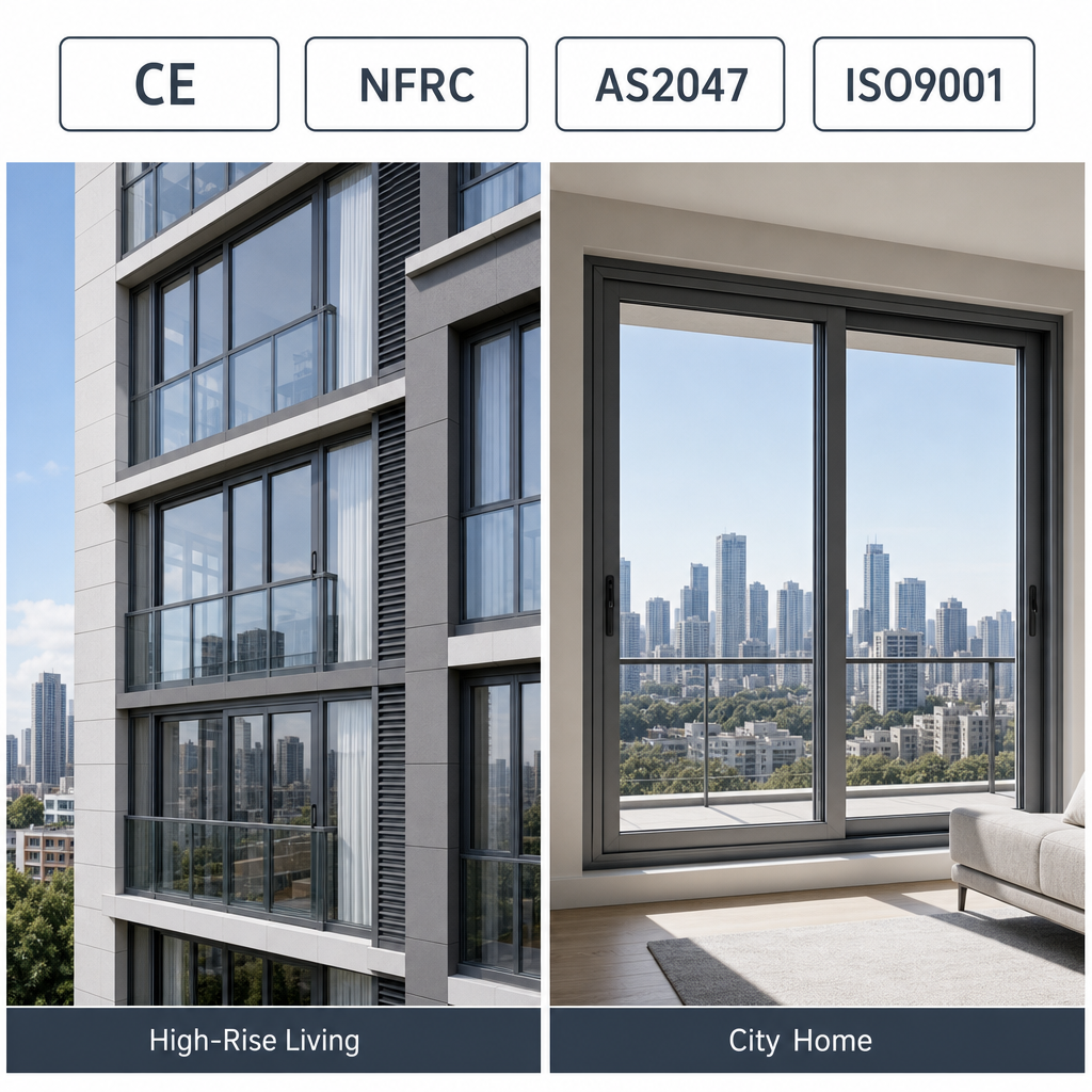 Double Glazed Horizontal Sliding Window Thermal Break EPDM Sealed Aluminum Alloy Soundproof CE NFRC AS2047 Apartment
