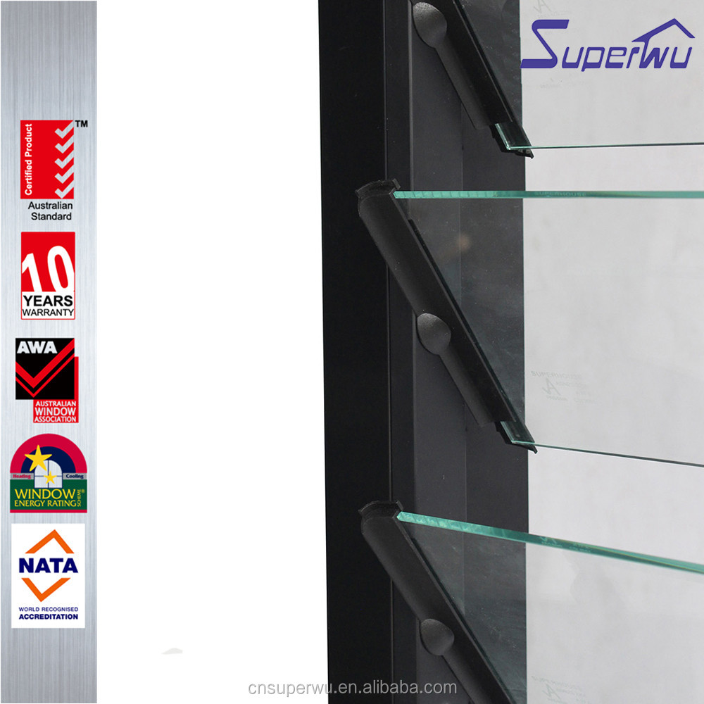 Australia Standard Aluminum Profile Glass Louvre Window Cheap Price Of Glass Louver
