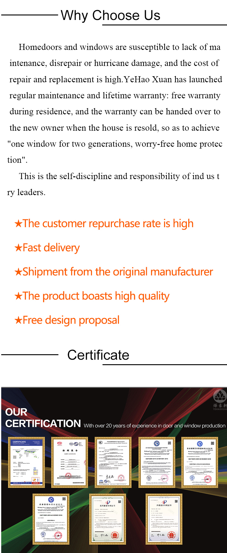 Certifications