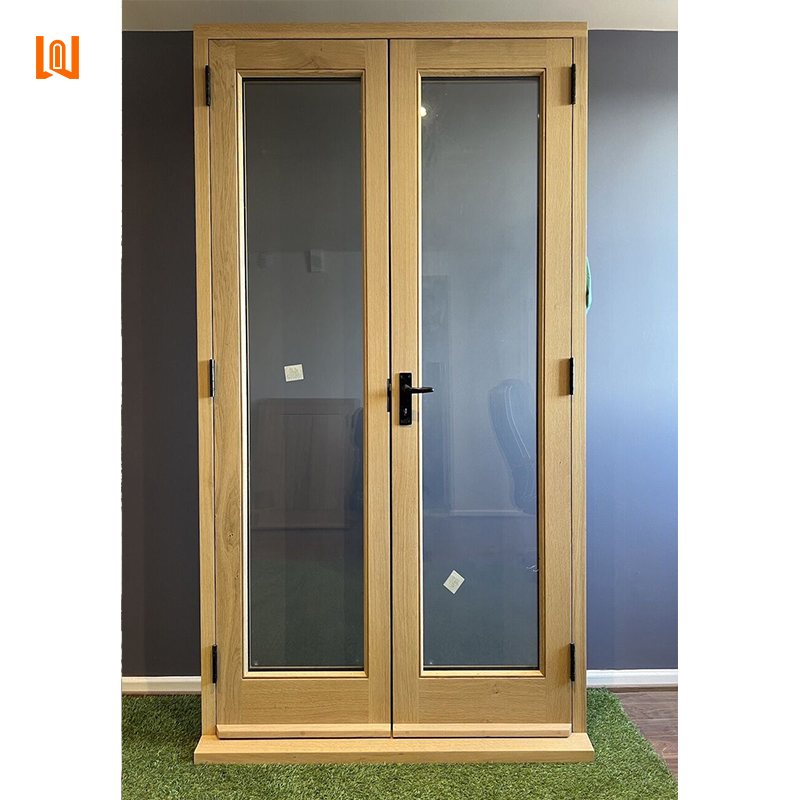 Wholesale Resort Houses Residential Interior French Doors Factory Direct Aluminum Casement Doors Aluminum Wood Doors
