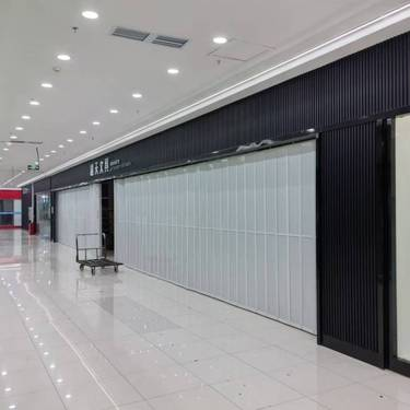Practical Polycarbonate Folding Door Finished Interior PVC Aluminum Alloy Sliding Garage Door Modern Villa Space Division