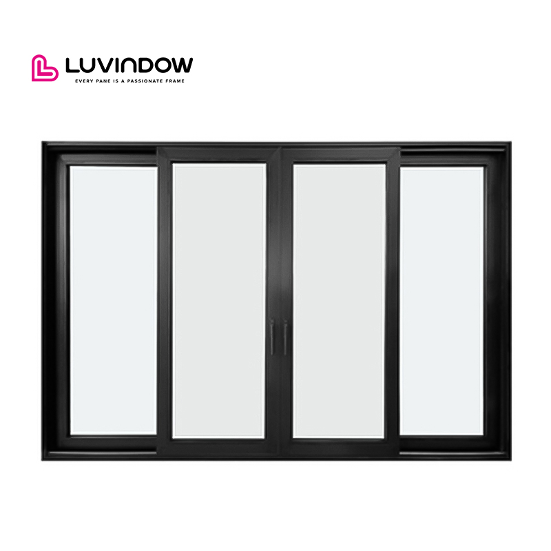America Standard Super Large Sliding Glass Doors Aluminum Frame Triple Glass Stacking Lift Sliding Doors