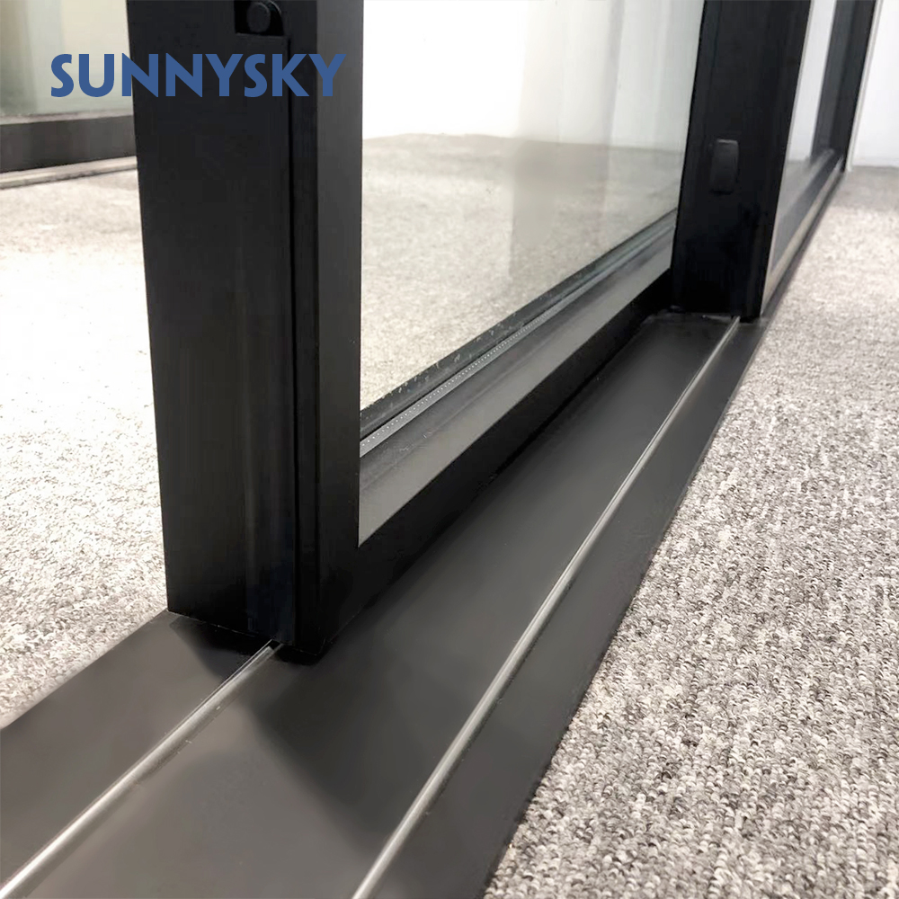 XIYATECH Pivot Door Supplier Entrance Security Exterior Mian Door Aluminium Profile Custom Tempered Glass
