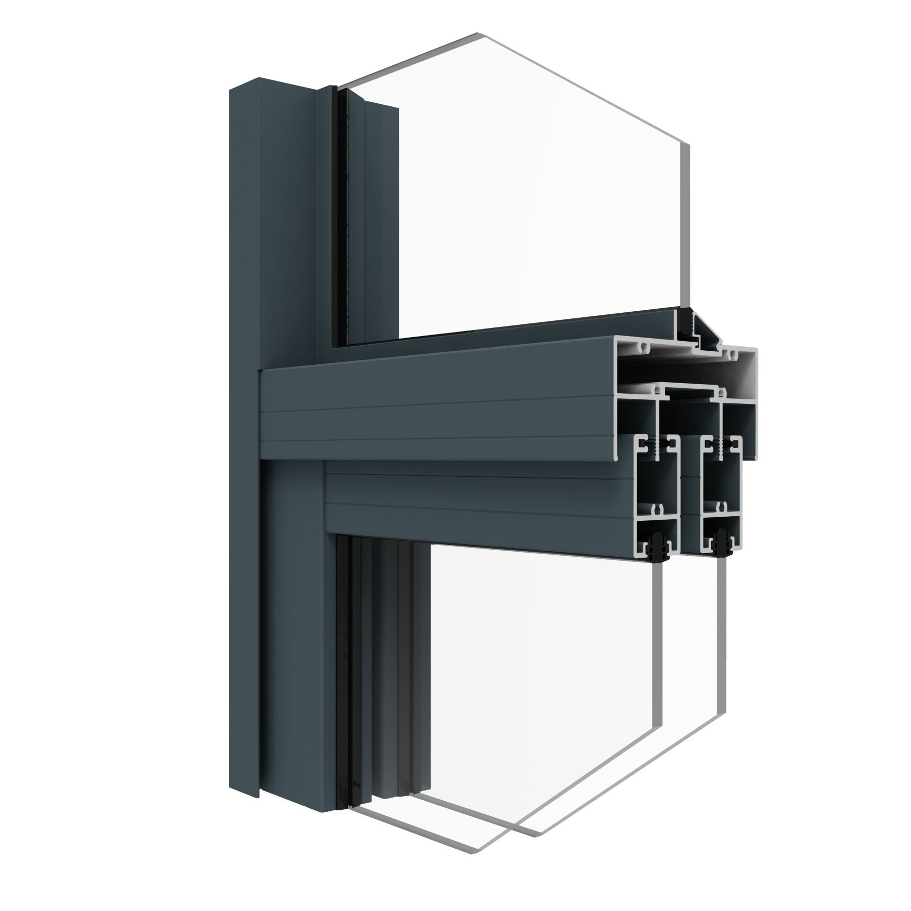 XF55 Slide And Swing Aluminum Door System 6063 T5 Space Saving Hybrid Design For Modern Villa