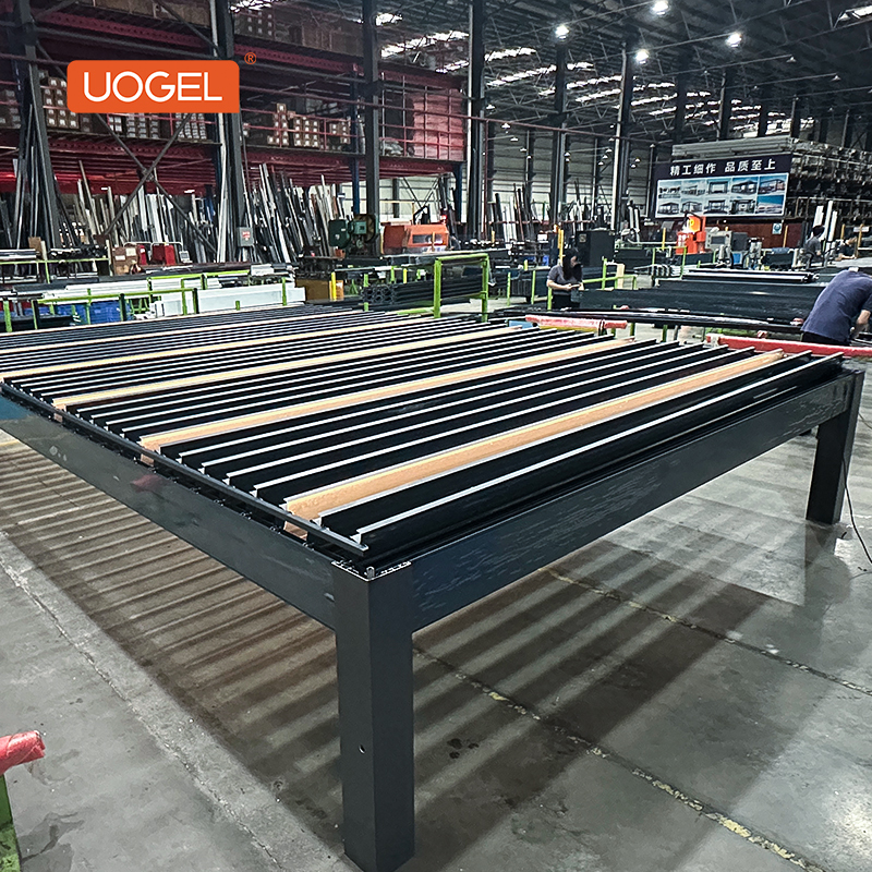 UOGEL C7 Eco-friendly 4x6m Aluminum Arches with Screen Zip Curtains or Sliding Glass Doors for Any Outdoor Space