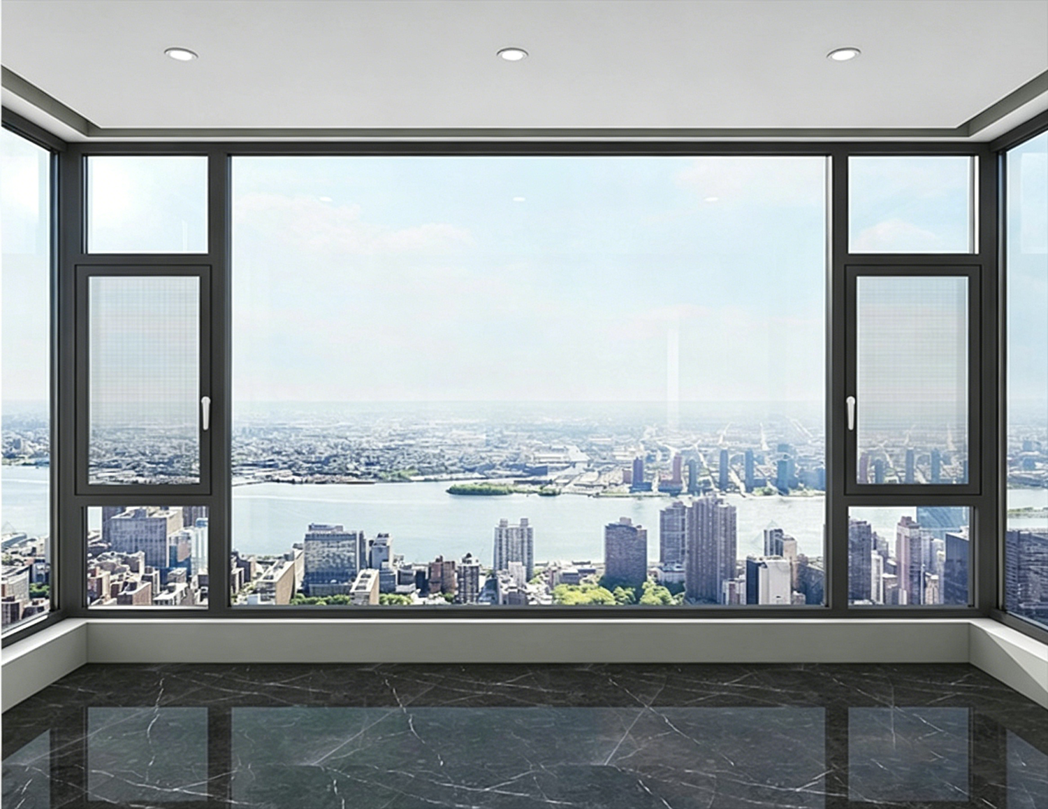 Aluminum alloy window series - casement, sliding and awning windows