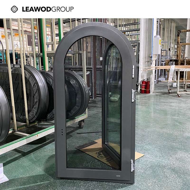 Modern Design Arch Windows for Villa Specialty Shapes Window Factory