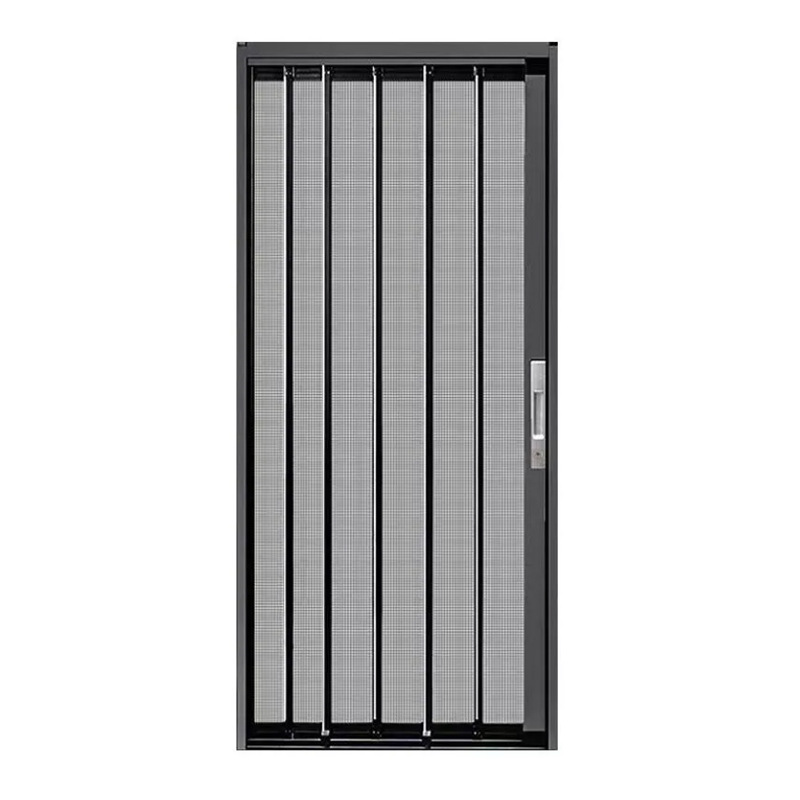Anti-mosquito Fly Screen Door Thickened Aluminum Frame Anti Insect Mesh Sliding Door Folding Door for Household
