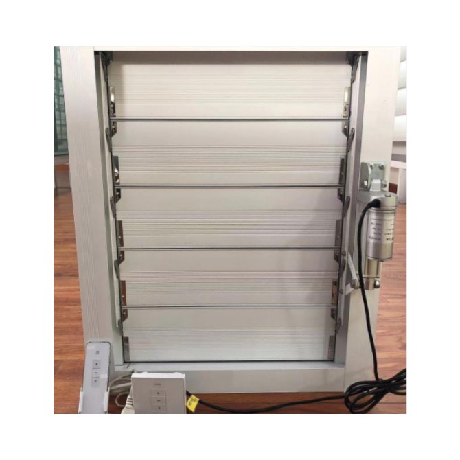 China Manufacturer Aluminum Shutter Window Louvered Outdoor Motorized Jalousie Aluminum Shade Louvers