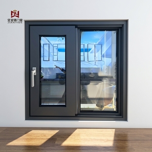 European Style Aluminum Window Wholesale Price Double Glazed Aluminum Sliding Windows Modern Style Heat Insulation