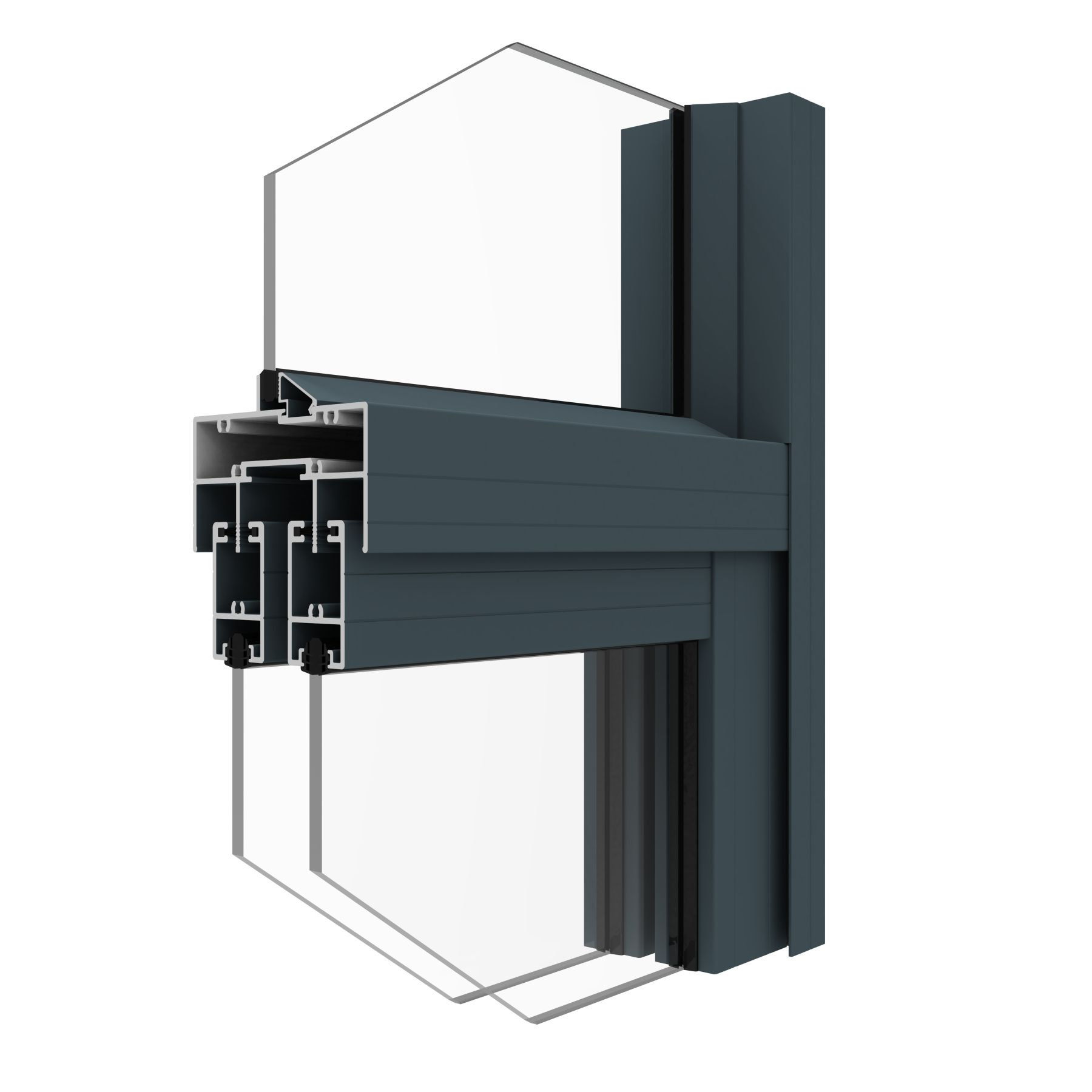 XF55 Slide And Swing Aluminum Door System 6063 T5 Space Saving Hybrid Design For Modern Villa