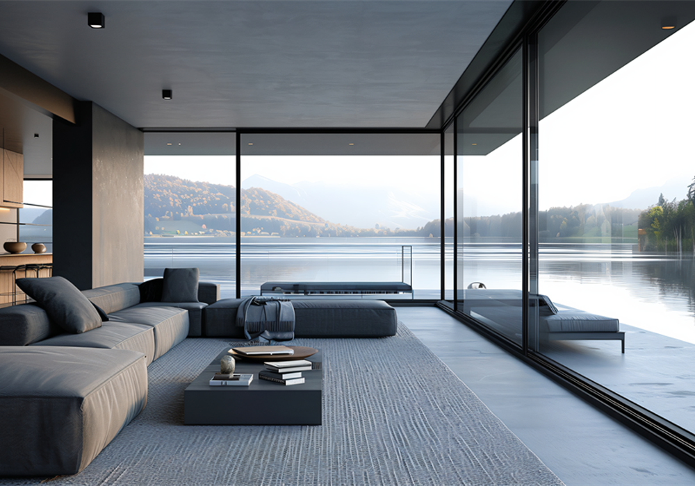 Commercial Office Building Aluminum Curtain Wall Project Rendering