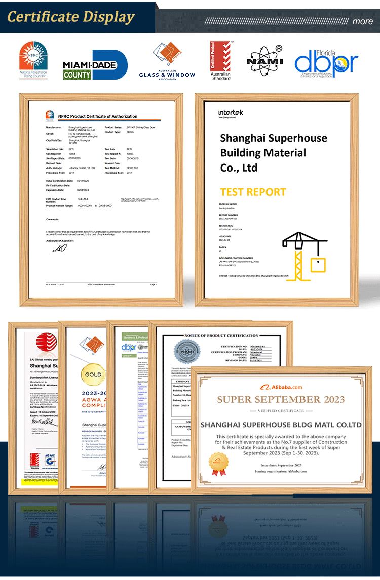 Superhouse Certificates