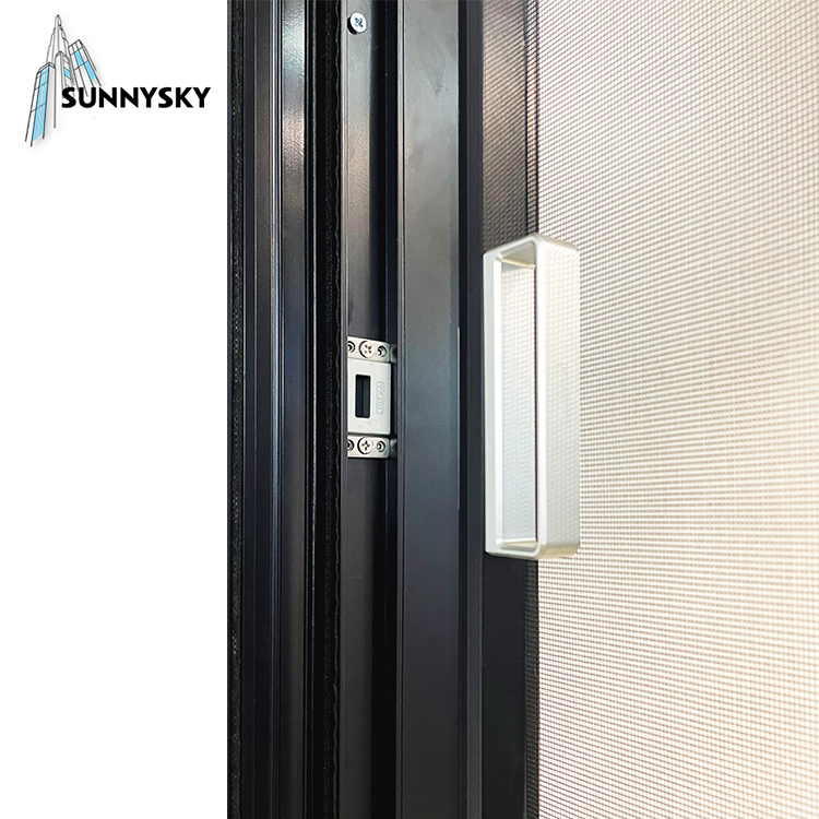 Sunnysky Large Modern Glass Thermal Break Aluminum Awning Window for Internal Outdoor Use Swing Aluminum Alloy for Residential