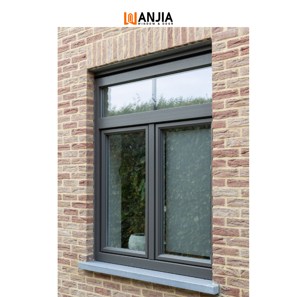 Supper Insulation Custom Soundproof Passive House Windows House Double Glazed Windows Aluminum Caement Windows