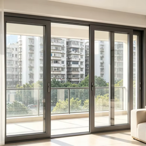 Airtight Aluminum Compression Sliding Door Heavy Duty Lift And Slide System