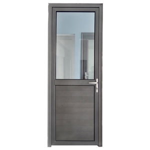 WANJIA Aluminum Swing Door Hinged Single Doors French Style Casement Door