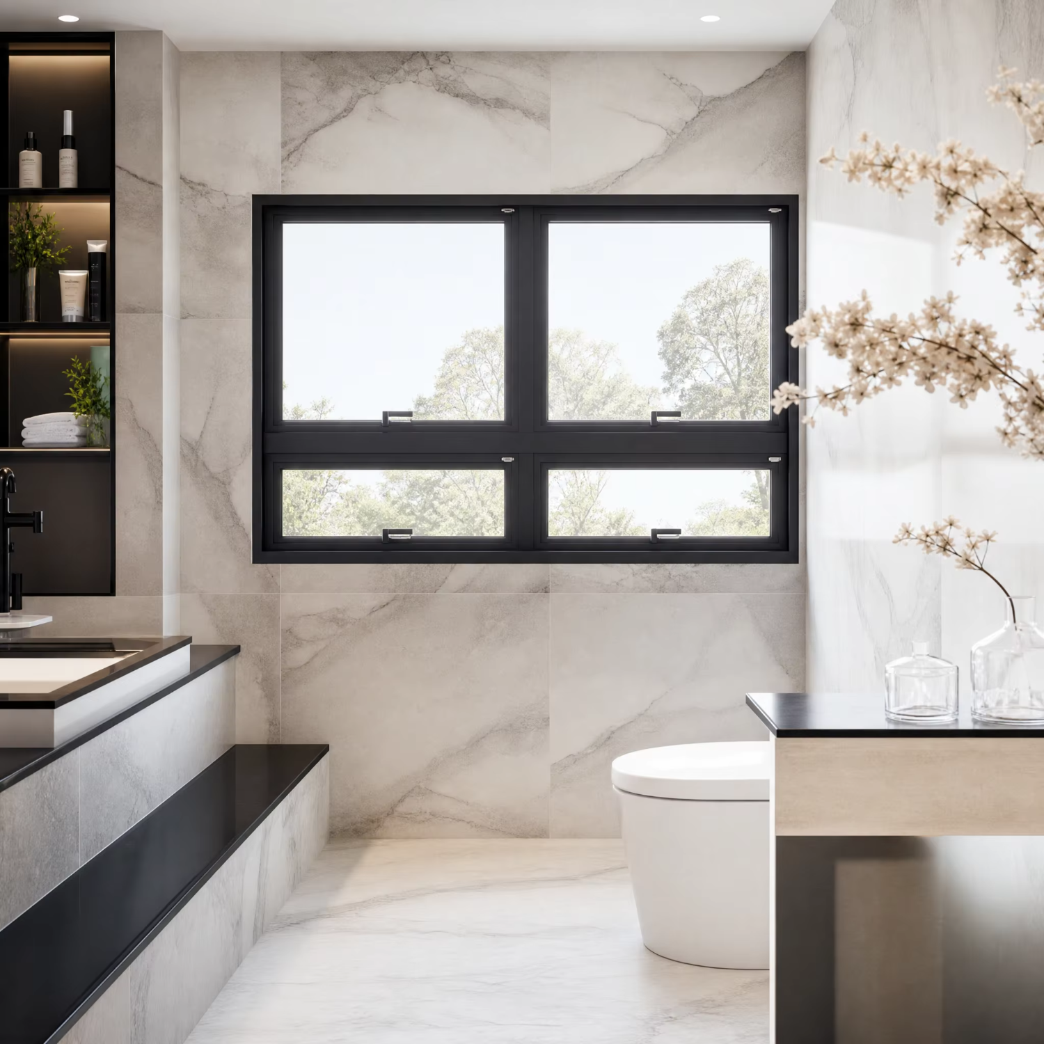 Complete Aluminum Window Door System | Exterior Whole House Glazing Solution 5 Year Warranty for Residential Projects Architects