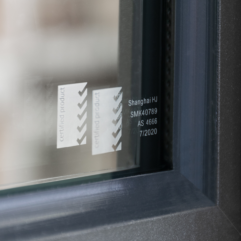 Florida Approval Hurricane Impact Windows Aluminium Awning Window New Design and Tempered Glass Aluminium Window