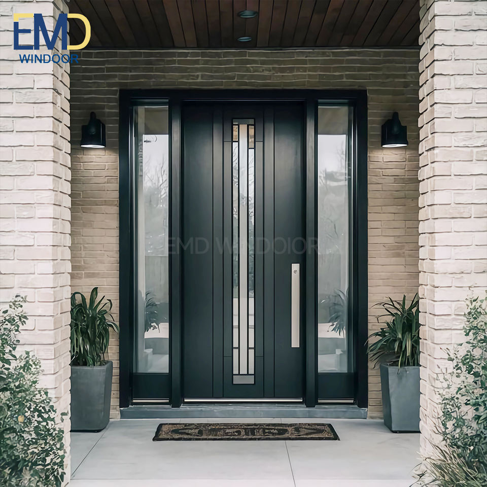 Aluminum Sliding Front Door with Mosquito Net Frame