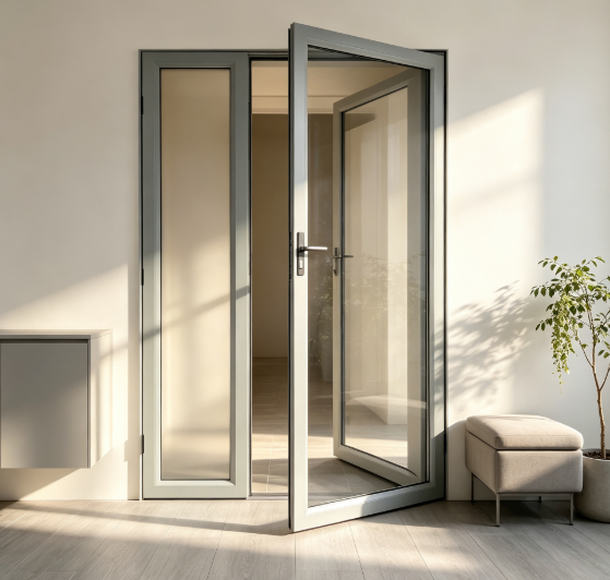 Aluminum Safety Screen Door, Stainless Steel Woven Mesh, Anti-theft, Apartment Residential, Impact Resistant