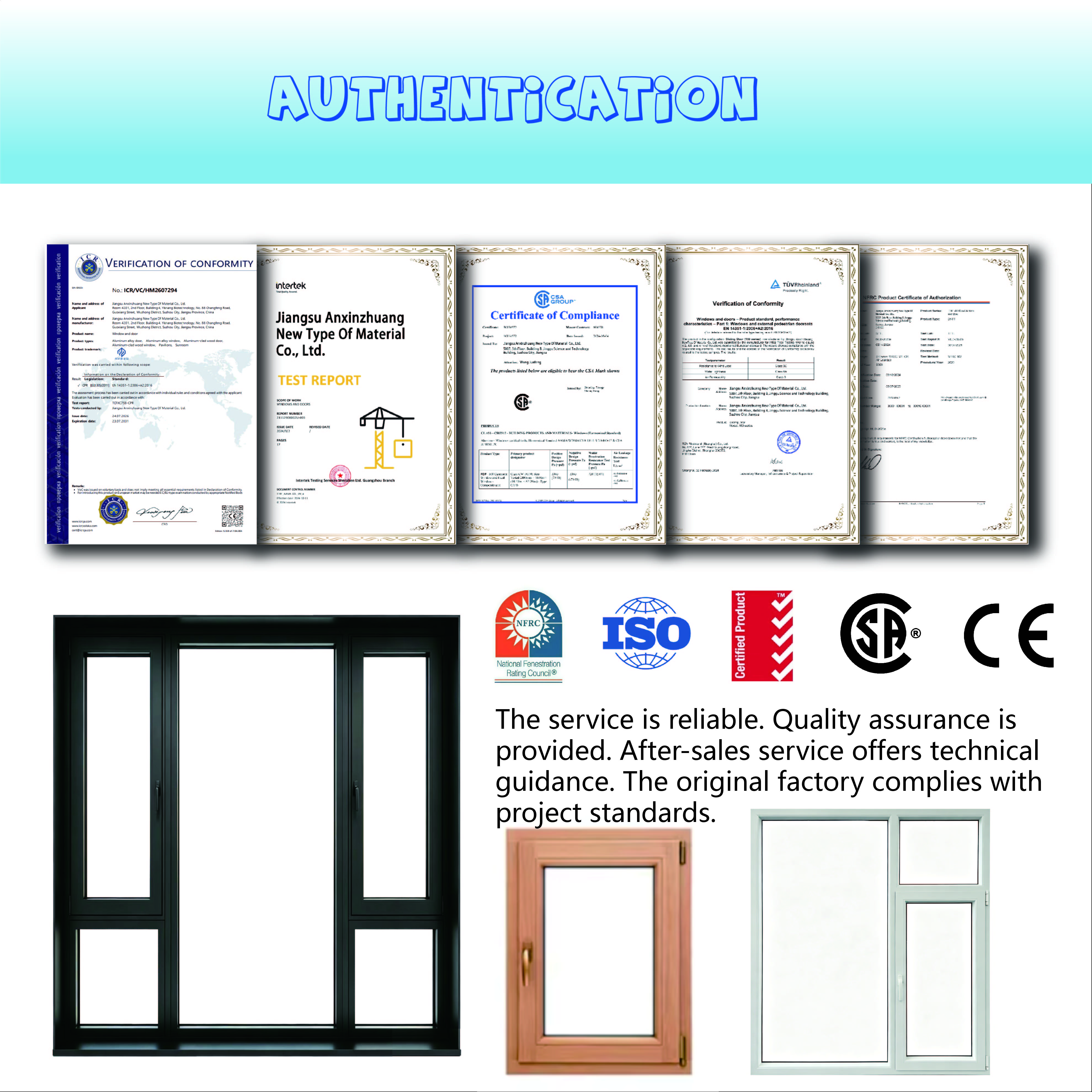 Premium Solid Wood Aluminum Clad Windows Multi-Chamber Frame Triple Glazed Sound Insulation Wooden Windows