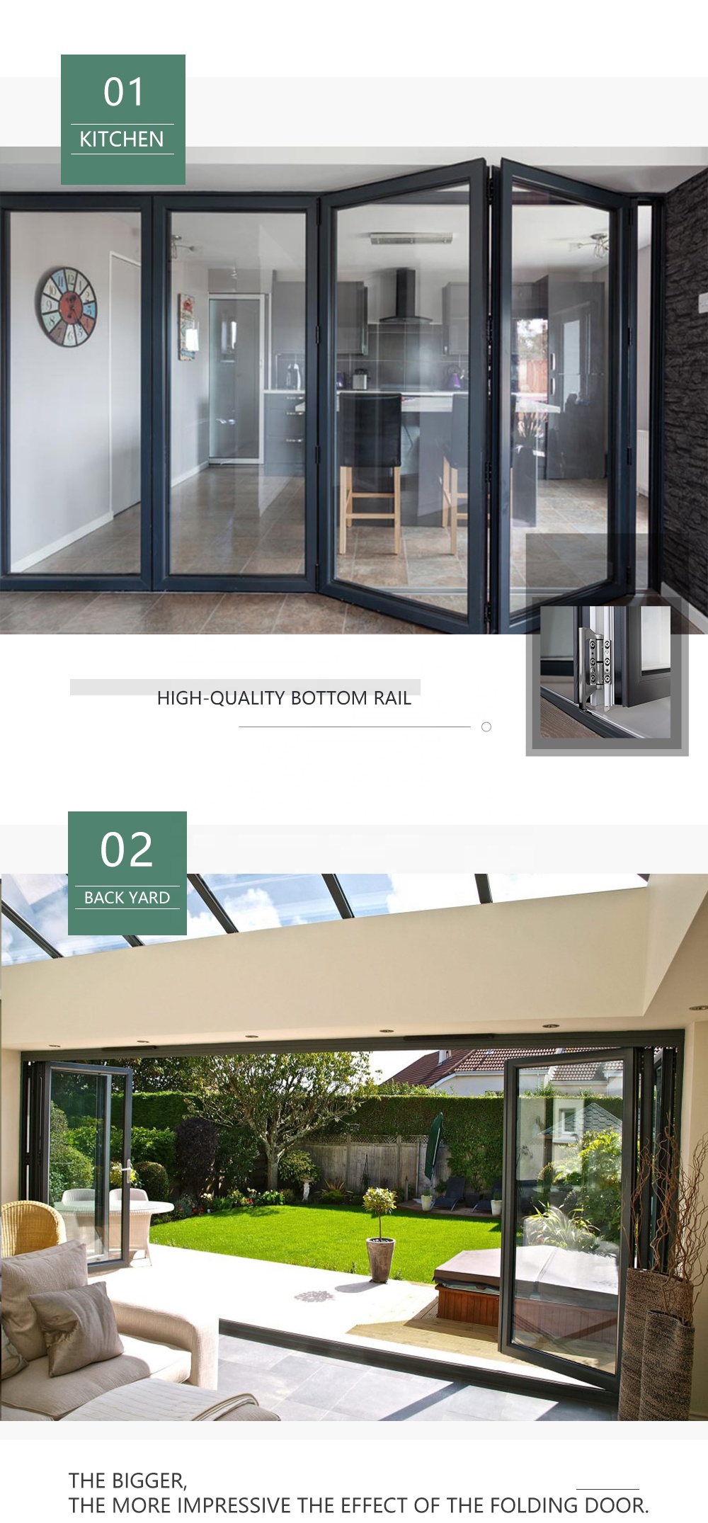 Aluminum Folding Door Display 1
