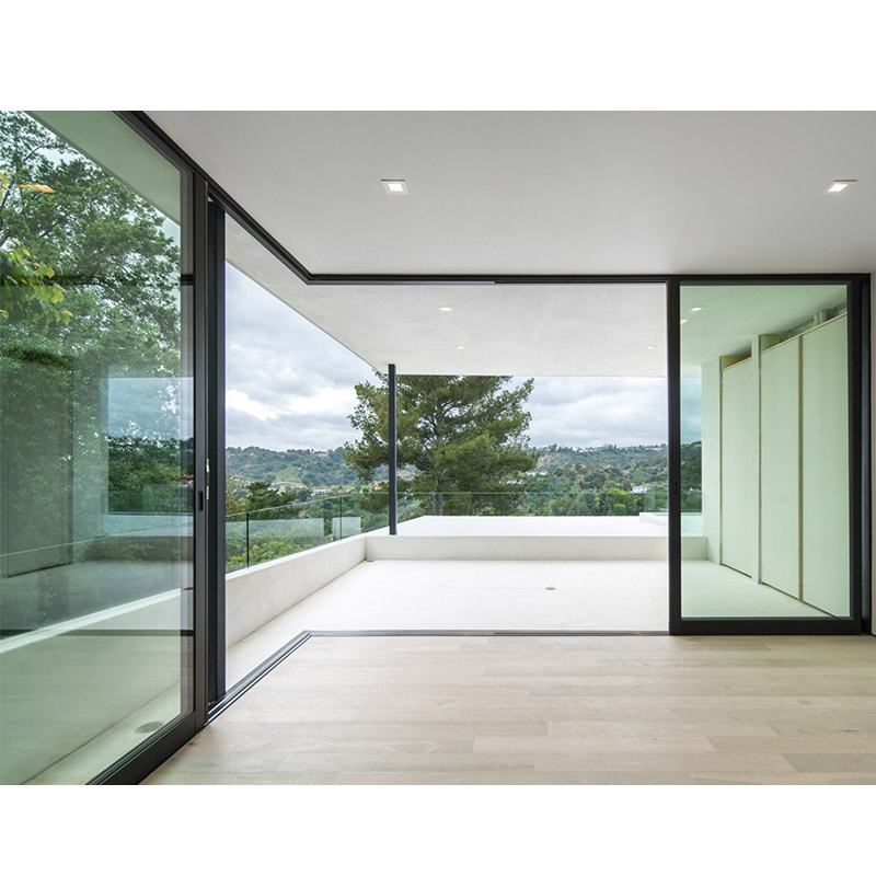AS2047 Australian Customized Aluminium Pocket Glass Sliding Door Concealed Pocket Door Trackless Sliding Hidden Sliding Door