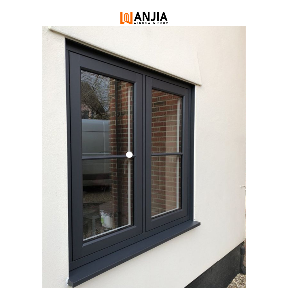 Supper Insulation Custom Soundproof Passive House Windows House Double Glazed Windows Aluminum Caement Windows