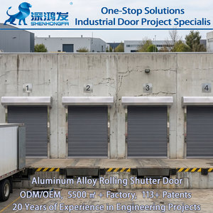 Professional Contractor Industrial Anti-collision Aluminium Rolling Gate Stable Coiling Door for Park Loading Dock Door