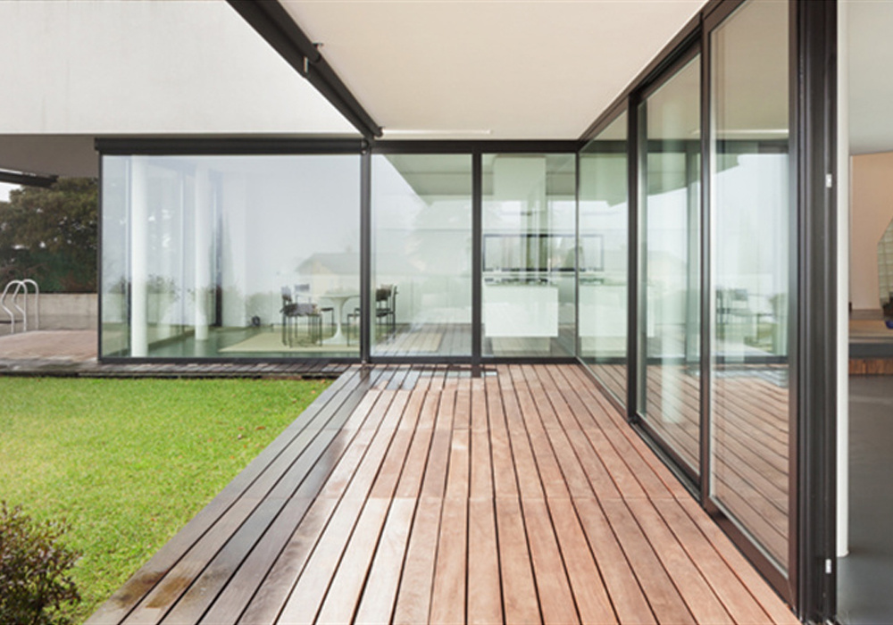 Overseas project case rendering with aluminum doors and windows 6