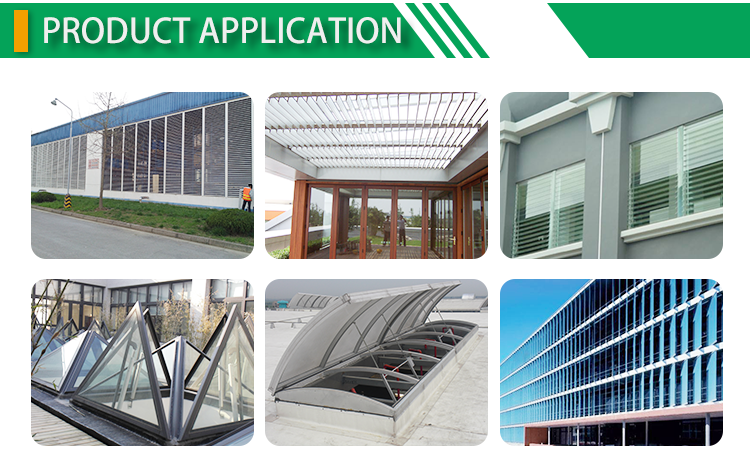 Aluminum Alloy Horizontal Louver Windows with Modern Design for Outdoor Use Air Ventilation & Shutter Protection