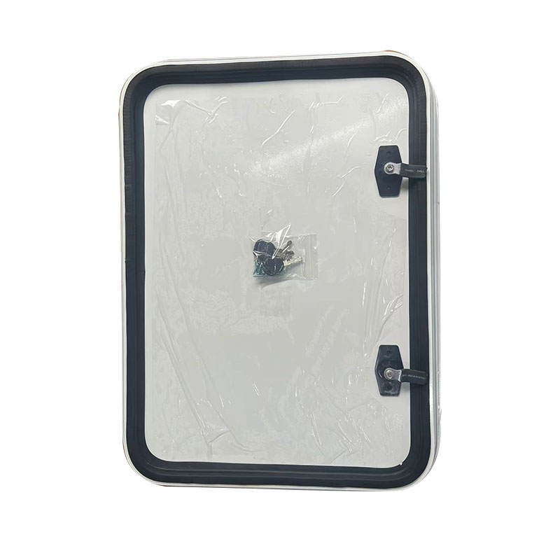 RV Accessories RV Hatch Door Lockable Aluminum Alloy Door Caravan Hatch Luggage Door