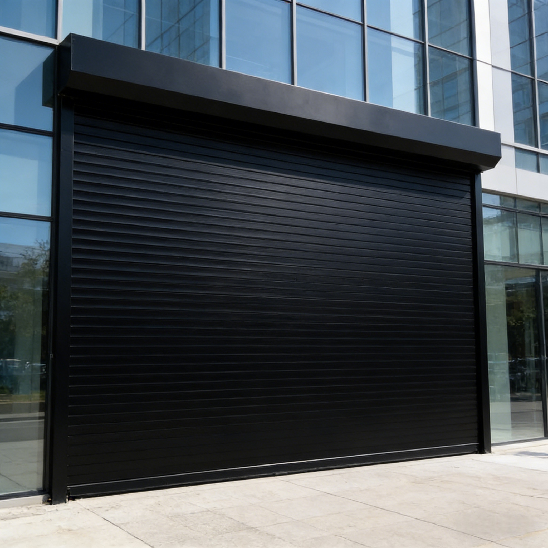 Transparent Roller Shutter Door Polycarbonate Rolling Door for Shop Storefront Aluminum Frame Electric Remote Control Custom