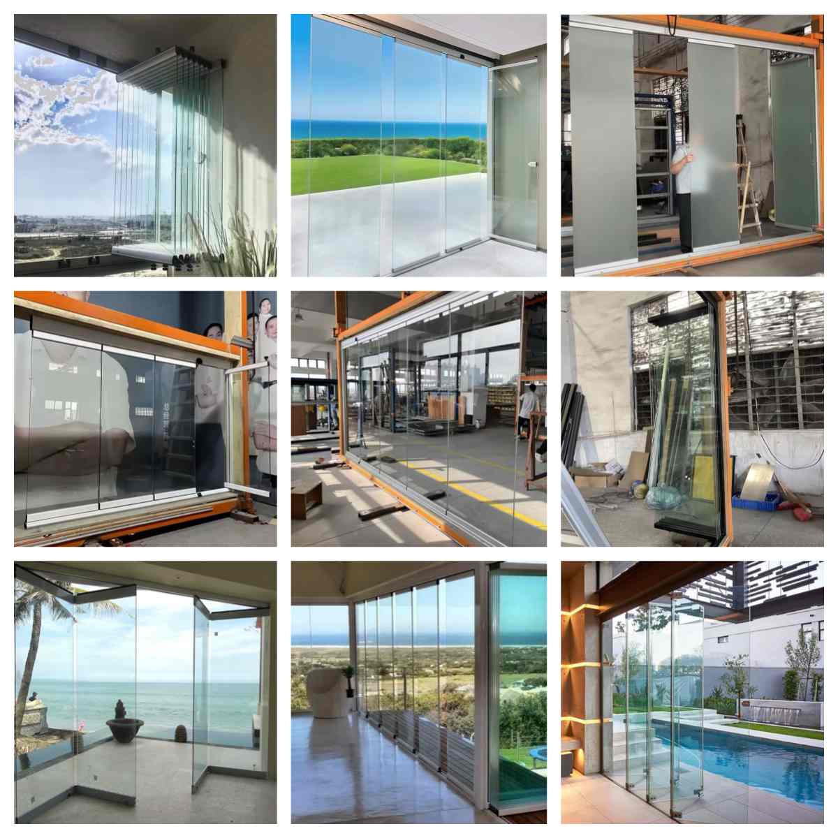Global Supply Glass Folding Doors