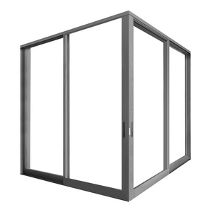 AS2047 Custom Aluminium Concealed Glass Pocket Door