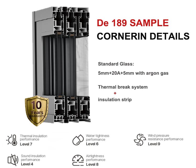 As2047 Australian Windows and Door Double Glazed Stacker Doors Commercial Exterior Patio Stacking Balcony Aluminum Sliding Doors