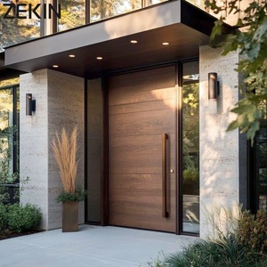 ZEKIN Modern Insulated Fireproof Luxury Pivot Door