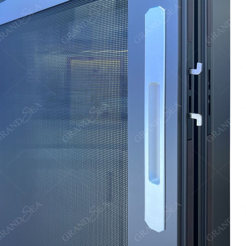 Modern Multi-functional Stacked Double-glazed Aluminum Sliding Door PT/PD Door with Both Swing and Sliding Opening Modes