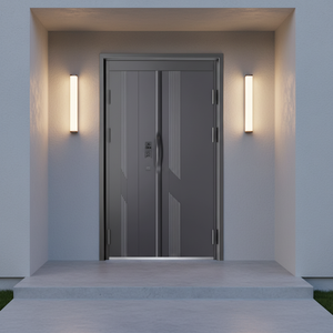 Modern Security Anti-Theft Aluminum Steel Interior Door with Manual Opening Fire Prevention &amp; 3Hr Fire Rating for Home Use
