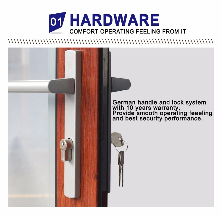 Aluminum Doors and windows Suppliers Energy Saving Modern Designs Mobile Home Used French Doors