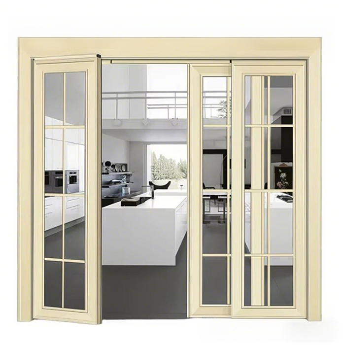 Top Manufacturer High Quality Simple Push and Pull Aluminum Pt PD Door Sliding and Swing Pt Door for Toilet Kitchen