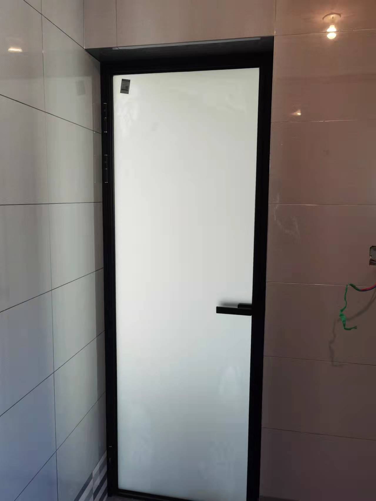 High Quality Modern Control Gate Kitchen Swinging Aluminum Alloy Glass Waterproof Interior Sliding Doors for House Villa
