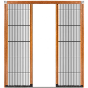 Factory Direct Selling Aluminium Alloy Retractable Sliding Door Fly Screen Anti Mosquito Net