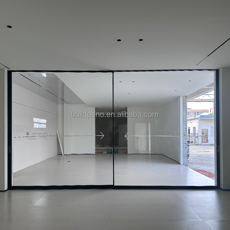 Heavy Duty Modern Design Glass Pocket Sliding Door with Thermal Break Aluminium Profiles for Garden or Interior Patio Use