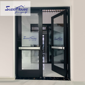 Modern Fire Rated 30/60/90/120 Minutes Steel Aluminum Glass Safety Escape Door
