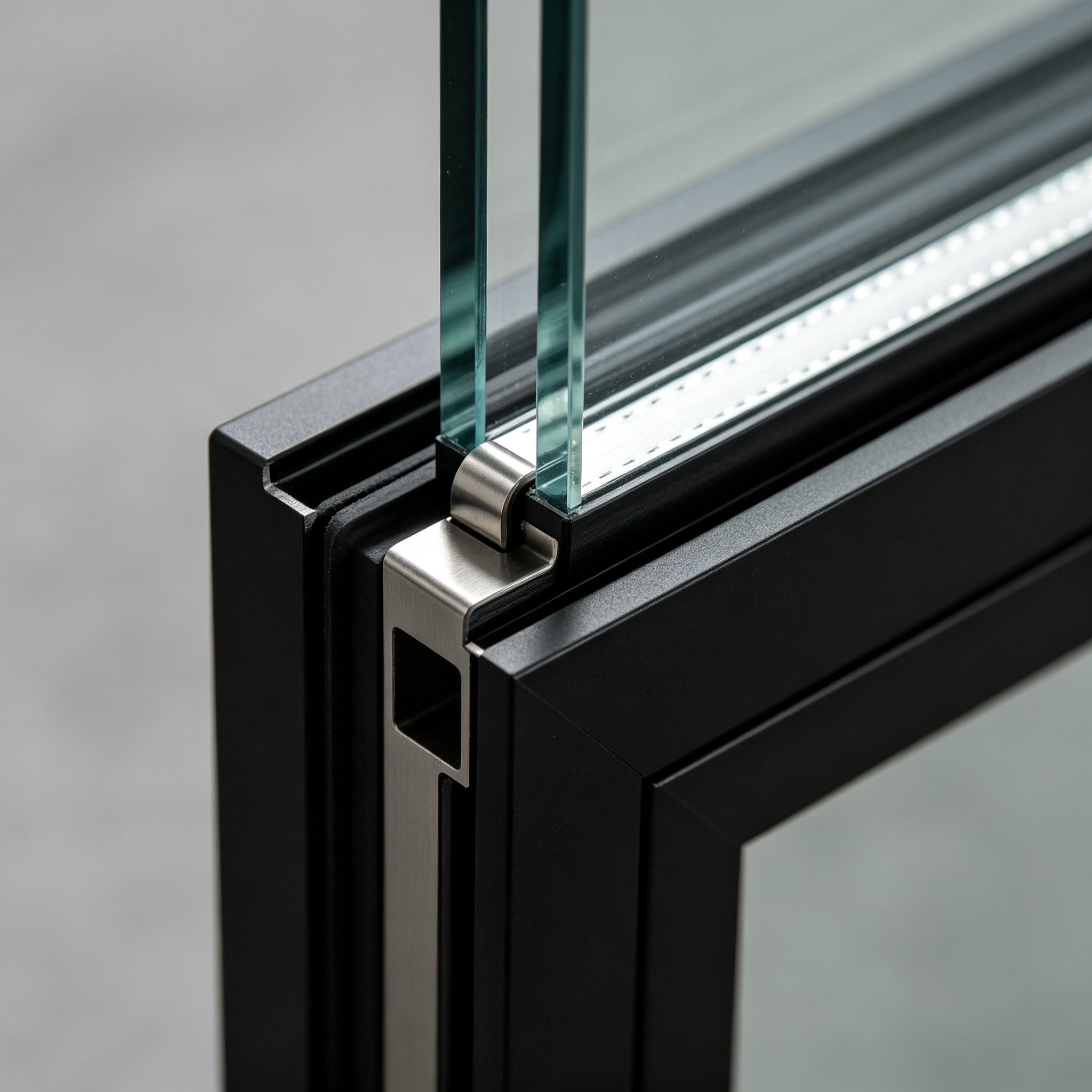 Thermal Break Aluminum Fixed Picture Window Slim Frame Triple Glazed Low-E Glass Soundproof for European Modern Architecture